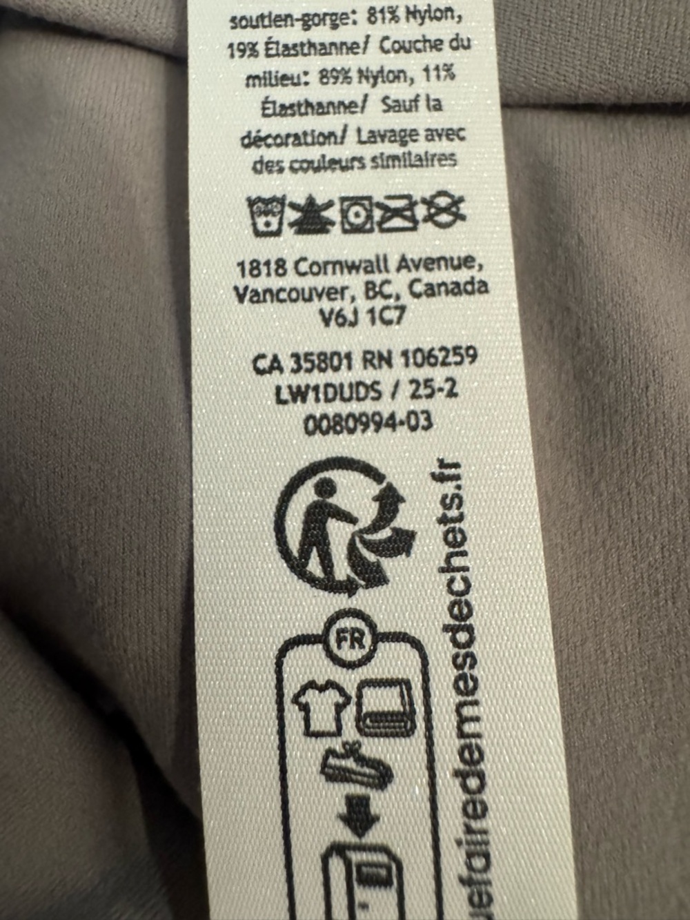 Lululemon Align Tank Top *Light
Support, A/B Cup in MAUVE GREY - Picture 12 of 13